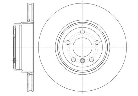 Диск гальмівний BMW X6, BMW X5, ROAD HOUSE (6133710)