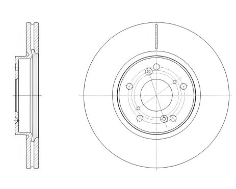 Диск гальмівний HONDA HR-V, REMSA (6210810), відмінне уповільнення Диск гальмівний HONDA HR-V, REMSA (6210810), відмінне уповільнення