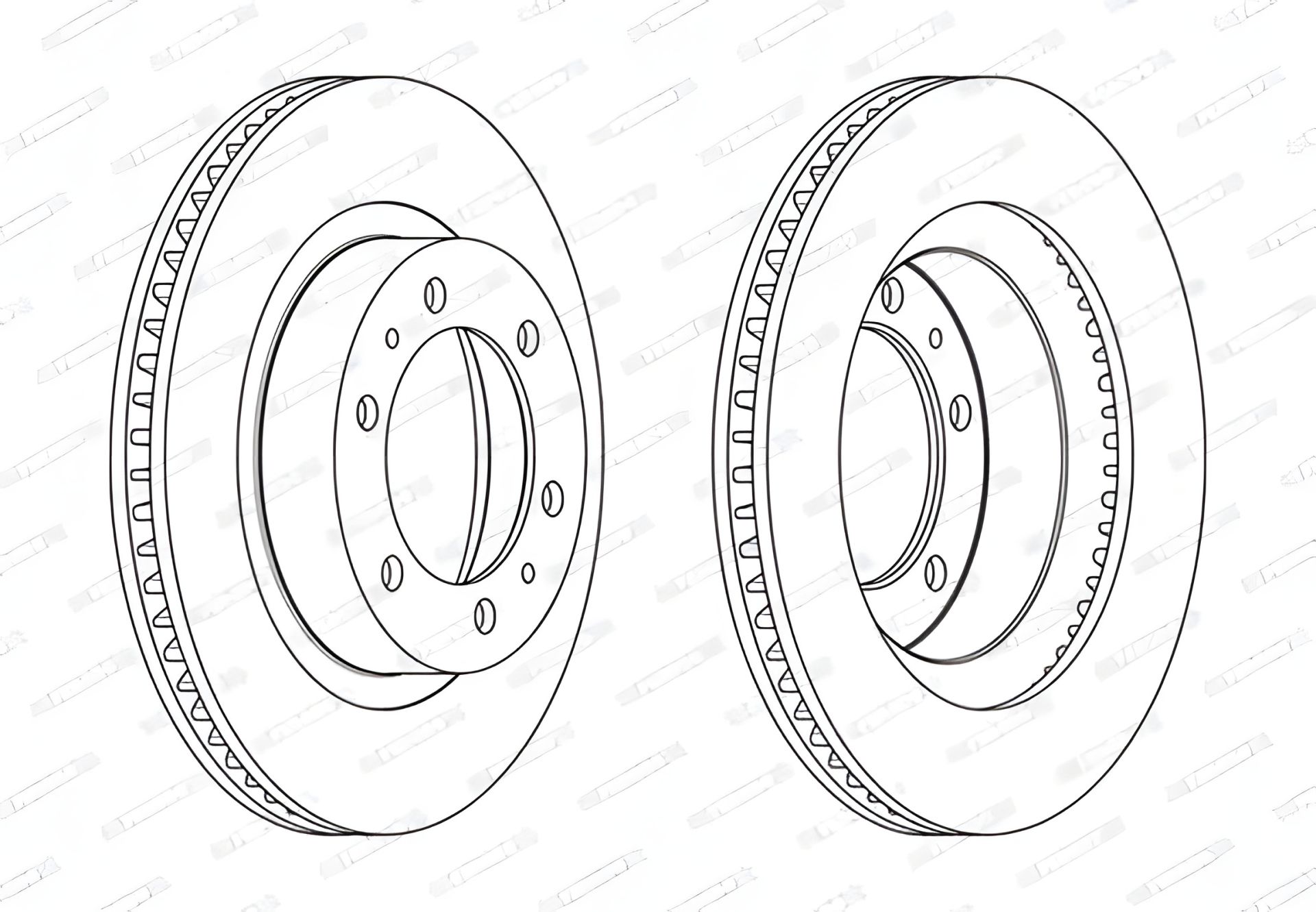 Тормозной диск для TOYOTA HILUX и FORTUNER, FERODO (DDF2606C) Тормозной диск для TOYOTA HILUX и FORTUNER, FERODO (DDF2606C)