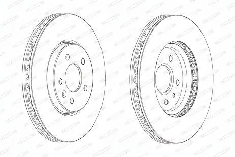 Тормозной диск для OPEL ZAFIRA/ASTRA/CASCADA, FERODO (DDF2191C1)