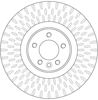 Диск гальмівний LAND ROVER, TRW (DF6508S)