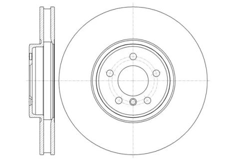 Диск тормозной BMW X6, BMW X5, ROAD HOUSE (6133310)