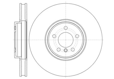 Диск тормозной BMW X6, BMW X5, ROAD HOUSE (6133310)