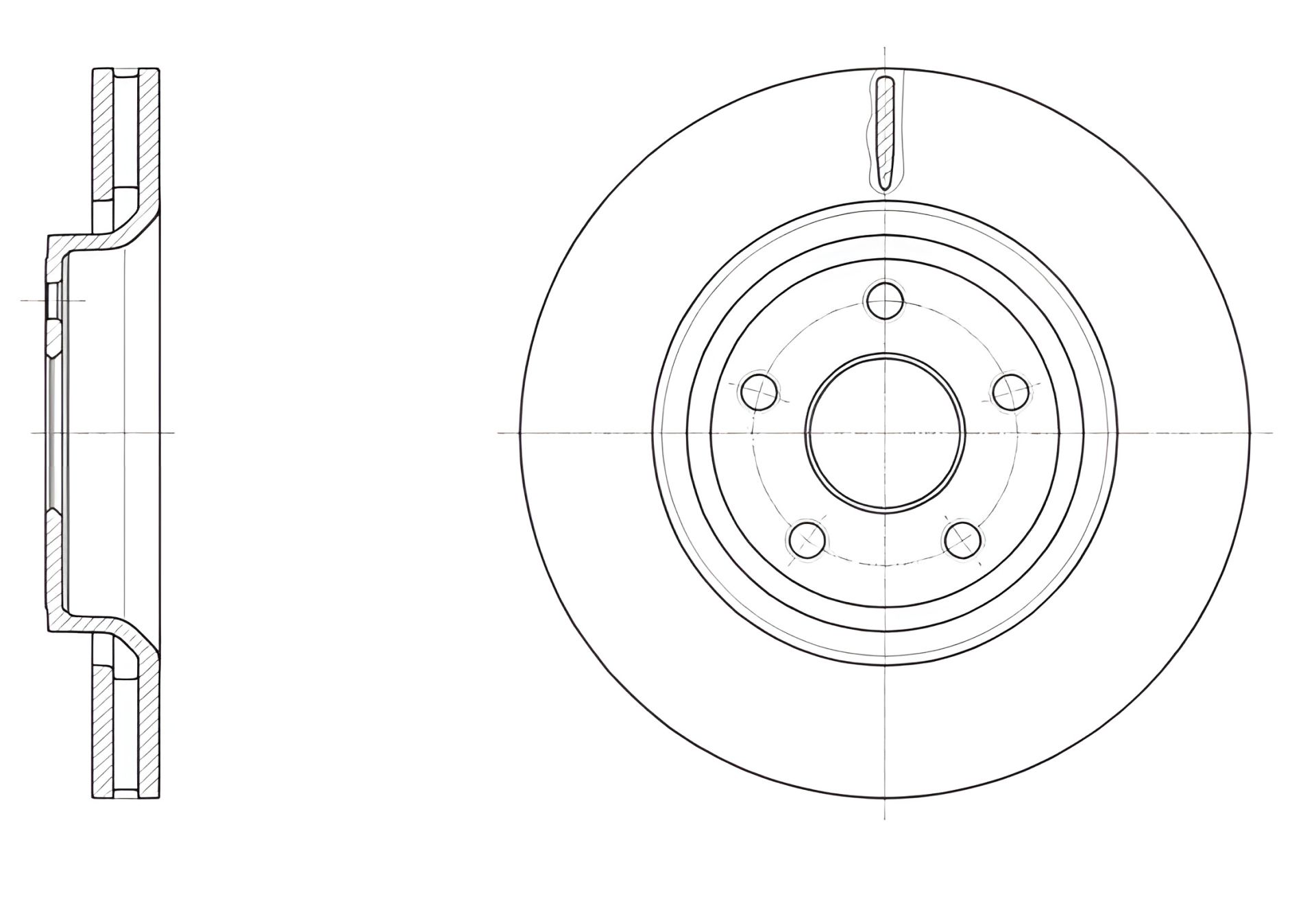 Тормозной диск для JEEP GRAND CHEROKEE, REMSA (6151210) Тормозной диск для JEEP GRAND CHEROKEE, REMSA (6151210)
