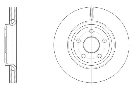 Тормозной диск для JEEP GRAND CHEROKEE, REMSA (6151210) Тормозной диск для JEEP GRAND CHEROKEE, REMSA (6151210)