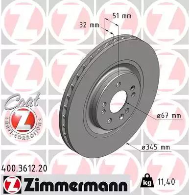 ΠΠΈΡΠΊ ΡΠΎΡΠΌΠΎΠ·Π½ΠΎΠΉ MERCEDES-BENZ M-CLASS, ZIMMERMANN (400361220) ΠΠΈΡΠΊ ΡΠΎΡΠΌΠΎΠ·Π½ΠΎΠΉ MERCEDES-BENZ M-CLASS, ZIMMERMANN (400361220)