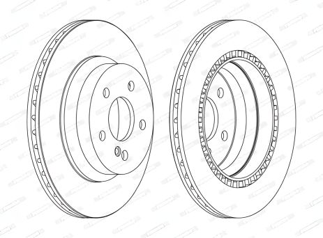 Гальмівний диск для MERCEDES-BENZ CLS, MERCEDES-BENZ E-CLASS, MERCEDES-BENZ GLK-CLASS, FERODO (DDF1672C) Гальмівний диск для MERCEDES-BENZ CLS, MERCEDES-BENZ E-CLASS, MERCEDES-BENZ GLK-CLASS, FERODO (DDF1672C)