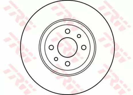 Диск тормозной CHRYSLER DELTA, LANCIA DELTA, ALFA ROMEO, TRW (DF2566)