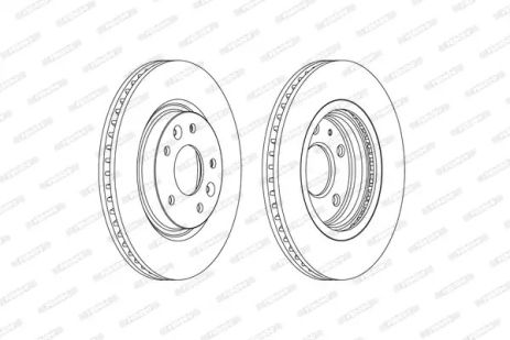 Диск тормозной RENAULT KOLEOS, NISSAN QASHQAI, NISSAN X-TRAIL, FERODO (DDF2466C)