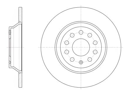 Диск тормозной SKODA SUPERB, AUDI TT, SEAT ALHAMBRA, REMSA (6158700) Диск тормозной SKODA SUPERB, AUDI TT, SEAT ALHAMBRA, REMSA (6158700)