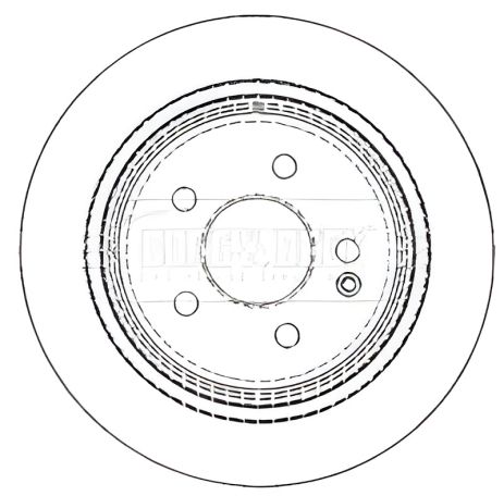 Тормозной диск MERCEDES-BENZ VITO, MERCEDES-BENZ VIANO, BORG & BECK (BBD4489) Тормозной диск MERCEDES-BENZ VITO, MERCEDES-BENZ VIANO, BORG & BECK (BBD4489)