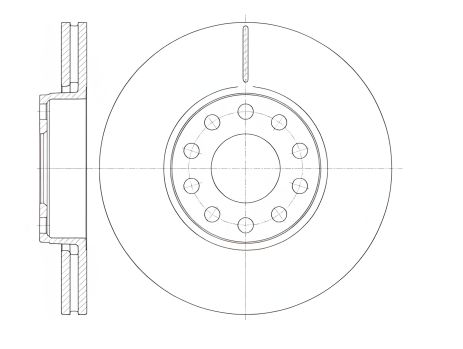 Диск гальмівний AUDI A4, SKODA SUPERB, VW PASSAT, REMSA (6122710) Диск гальмівний AUDI A4, SKODA SUPERB, VW PASSAT, REMSA (6122710)