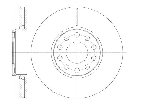 Диск тормозной AUDI A4, SKODA SUPERB, VW PASSAT, REMSA (6122710) Диск тормозной AUDI A4, SKODA SUPERB, VW PASSAT, REMSA (6122710)