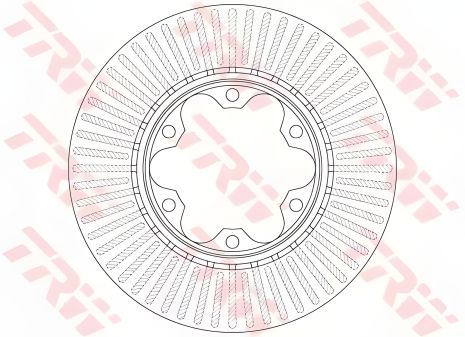 Диск гальмівний TOYOTA HIACE, високоякісний TRW (DF6481) Диск гальмівний TOYOTA HIACE, високоякісний TRW (DF6481)
