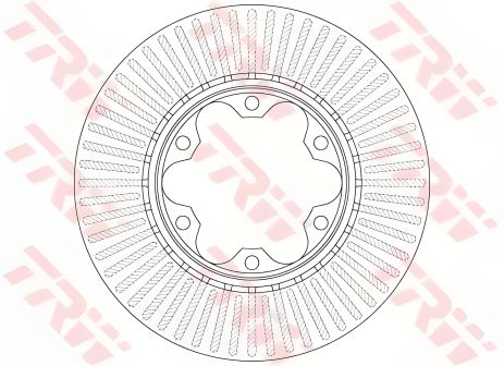 Тормозной диск TOYOTA HIACE, TRW (DF6481)