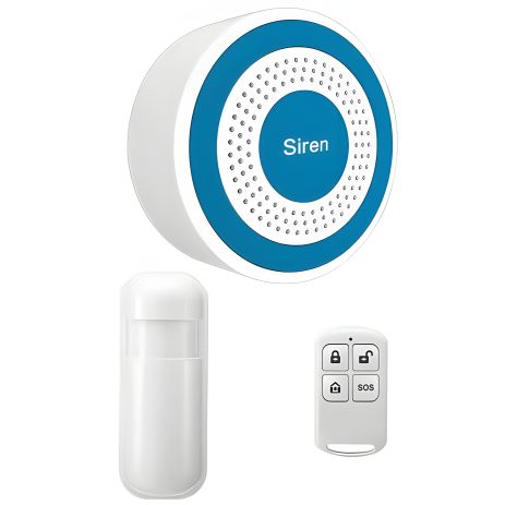 Система сигнализации Nectronix PE-519-B с сиреной, 1 датчик, 1 пульт Система сигнализации Nectronix PE-519-B с сиреной, 1 датчик, 1 пульт