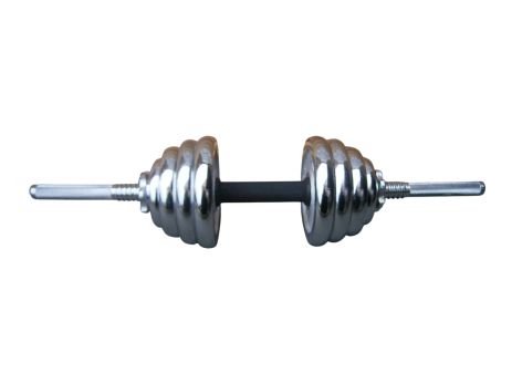 Гантели "Три захвата" Sport Lux 1 PC 12,5 кг с металлическими хромированными дисками 60 см / 25 мм