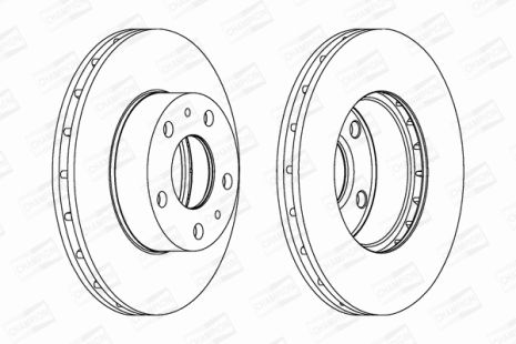 Диск тормозной FIAT DUCATO, CHAMPION (563026CH)