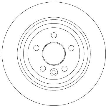 Диск гальмівний LAND ROVER, TRW (DF6913)