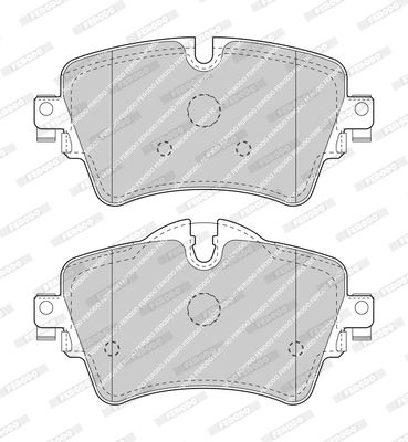 Комплект гальмівних колодок, дискове гальмо BMW 2, MINI MINI, FERODO (FDB4945)