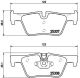 Комплект тормозных колодок, дисковый тормоз BMW 2, BREMBO (P06071)