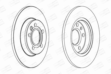 Диск тормозной VW LT, VW TRANSPORTER, CHAMPION (562081CH)