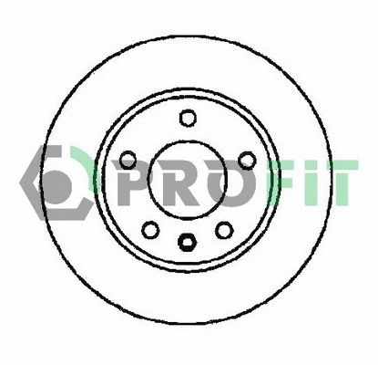 Диск тормозной MAZDA 3, MAZDA 5, PROFIT (50101311)