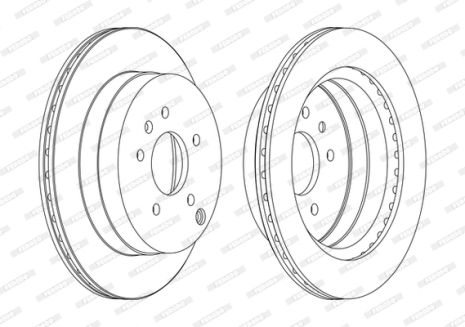 Диск тормозной CHEVROLET CAPTIVA, OPEL ANTARA, CHEVROLET EQUINOX, FERODO (DDF1660C)