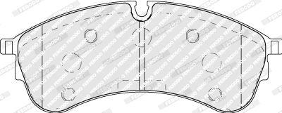 Комплект тормозных колодок, дисковый тормоз MAN TGE, VW CRAFTER, FERODO (FVR5105)