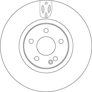 Диск тормозной MERCEDES-BENZ MARCO, MERCEDES-BENZ VITO, TRW (DF6744S)