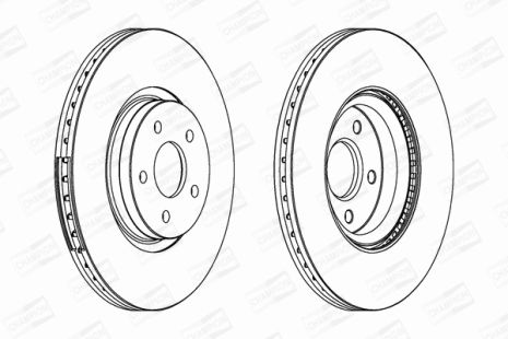 Диск тормозной FORD TOURNEO, VOLVO V40, VOLVO C70, CHAMPION (562434CH1)