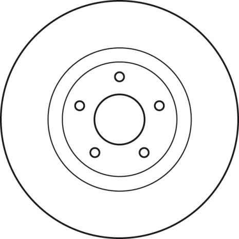 Диск тормозной RENAULT KOLEOS, NISSAN JUKE, TRW (DF4989S)