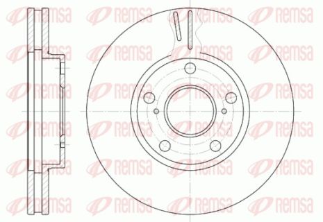 Диск гальмівний LEXUS ES, TOYOTA CAMRY, TOYOTA AVENSIS, REMSA (684210)