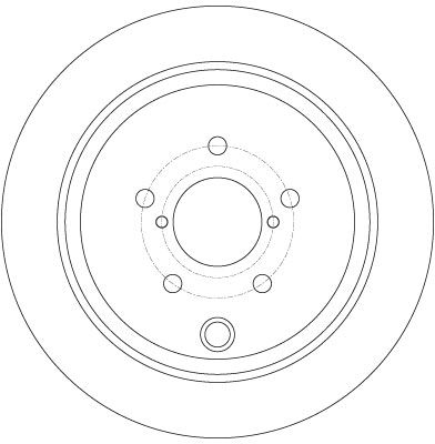 Диск тормозной TOYOTA GT, SUBARU LEGACY, SUBARU BRZ, TRW (DF6306)