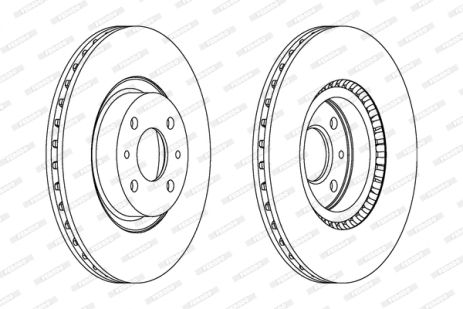 Диск тормозной LANCIA DELTA, ALFA ROMEO, FIAT IDEA, FERODO (DDF220)