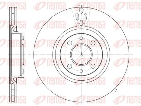 Диск тормозной LANCIA MUSA, ALFA ROMEO, FIAT IDEA, REMSA (631611)