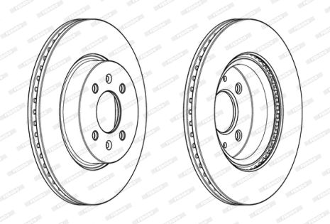 Диск гальмівний HYUNDAI i20, KIA RIO, FERODO (DDF2186C)