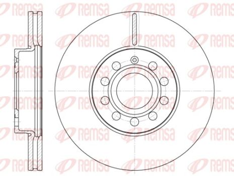 Диск тормозной SUZUKI VITARA, SEAT LEON, REMSA (664810)