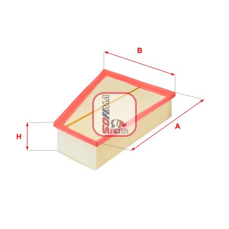 Фільтр повітряний FORD S-MAX, VOLVO V70, VOLVO S80, SOFIMA (S3331A)