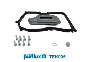 Фильтр АКПП VW Golf V/VI/ Passat 1.6-2.0 FSI/TDI 03-12 (с прокладкой), PURFLUX (TEK005)