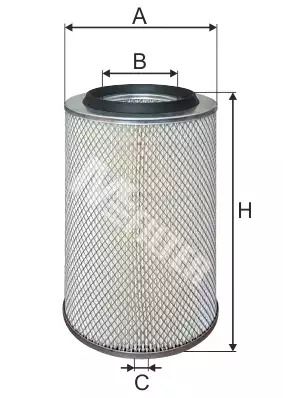 Фільтр повітряний MERCEDES-BENZ T1/TN, MERCEDES-BENZ T2/L, MFILTER (A119)