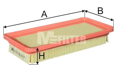 Фільтр повітряний HYUNDAI GETZ, M-FILTER (K728)