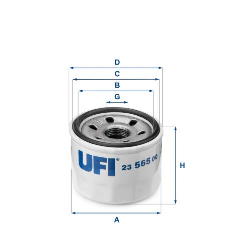 Фільтр масляний MITSUBISHI i, SMART FORTWO, UFI (2356500)