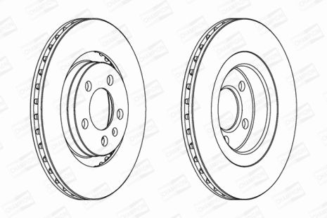 Диск тормозной FORD CAPRI, SEAT LEON, VW GOLF, CHAMPION (562039CH)