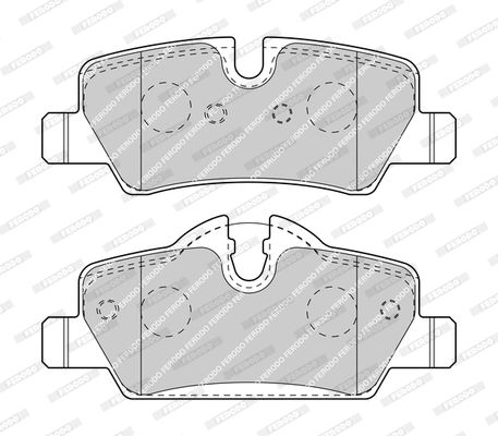 Комплект тормозных колодок, дисковый тормоз MINI MINI, FERODO (FDB4946)