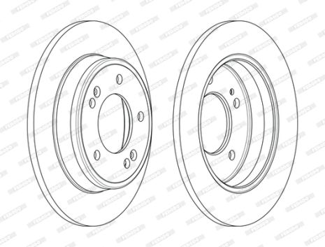 Диск гальмівний HYUNDAI KONA, KIA SELTOS, KIA SOUL, FERODO (DDF2193C)