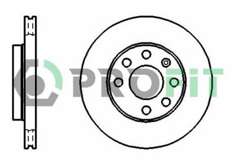 Диск тормозной CHEVROLET AVEO, DAEWOO KALOS, CHEVROLET SPARK, PROFIT (50101279)