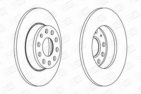 Диск тормозной CUPRA FORMENTOR, SEAT LEON, AUDI A3, CHAMPION (562614CH)