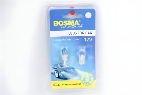 Автолампа T10 LED 12V 1XSTANDARD, LED WHITE INDUSTRIAL BOSMA (2441I) Автолампа T10 LED 12V 1XSTANDARD, LED WHITE INDUSTRIAL BOSMA (2441I)