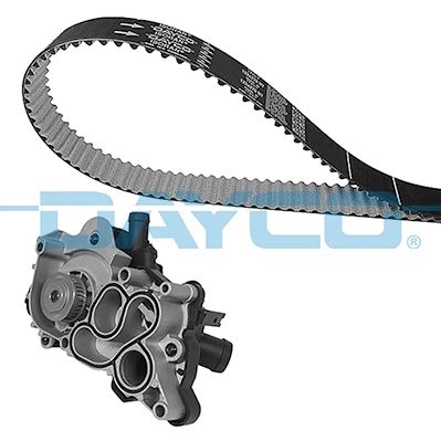 Водяной насос + комплект ГРМ SKODA OCTAVIA, VW GOLF, AUDI A3, DAYCO (KTBWP12121)